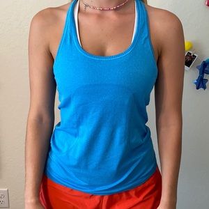 Blue Lululemon size 8 swiftly tech tank